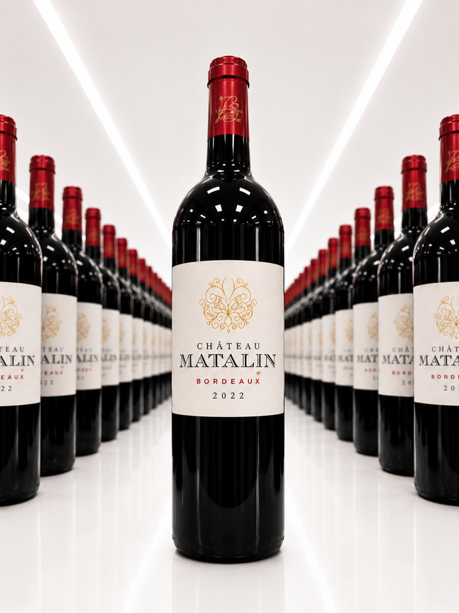 Château Matalin Bordeaux 2022 - 1 à 3 100 F et Carton de 6 à 16 800 F