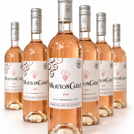 Mouton Cadet Rosé Bordeaux 2024 - 1 à 6 600 F et Carton de 6 à 34 000 F