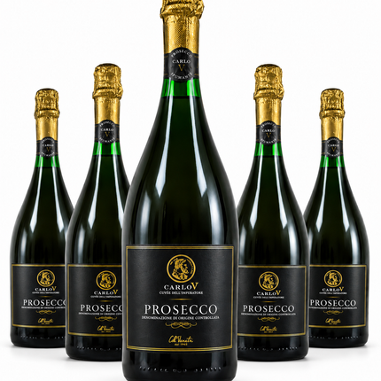 Carlo V Prosecco - 1 à 5 200 F et Carton de 6 à 27 000 F