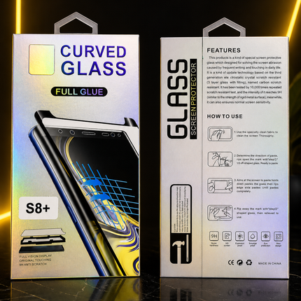 Curved Glass Full Glue - Verre Trempé Samsung S8+
