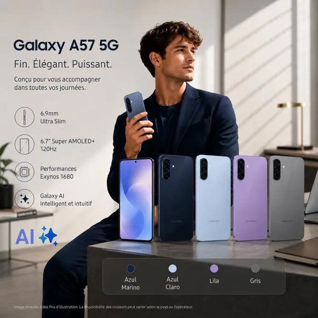 Samsung Galaxy A57 8Go/256Go - Smartphone