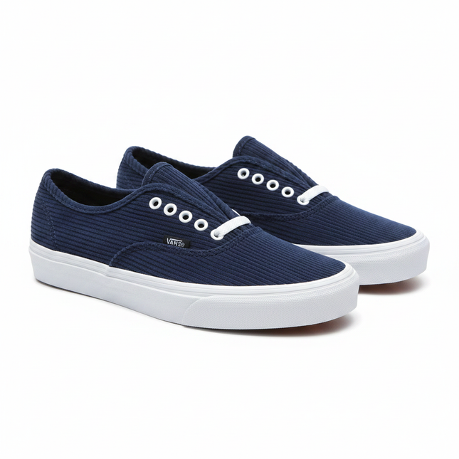Vans Corduroy Navy - Vue 3/4