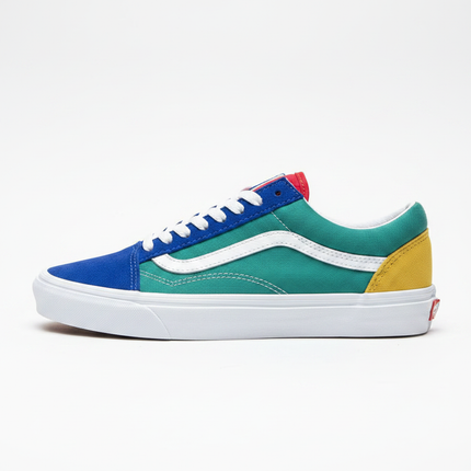 Vans Old Skool Multicolore - Vue Profil avec Lacets