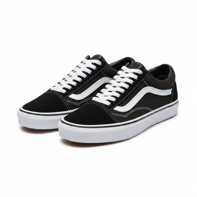 Vans Old Skool Noir - Vue 3/4