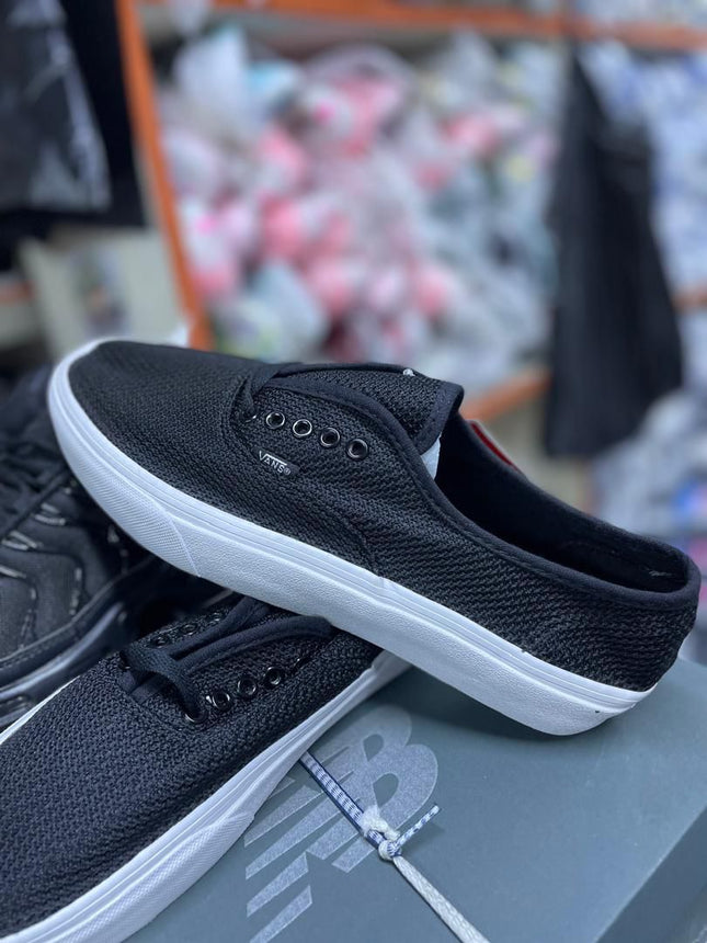 Vans Black Mesh – Sneakers Noir Tricoté
