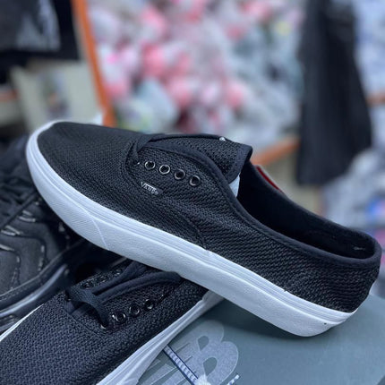 Vans Black Mesh – Sneakers Noir Tricoté
