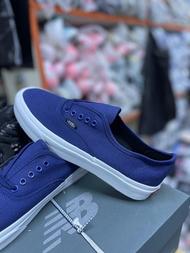 Vans Slip-On Bleu Marine – Sneakers Sans Lacets