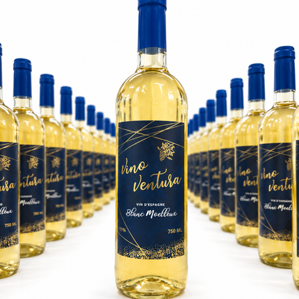 Vino Ventura Blanc Moelleux - 1 à 1 800 F et Carton de 6 à 9 700 F
