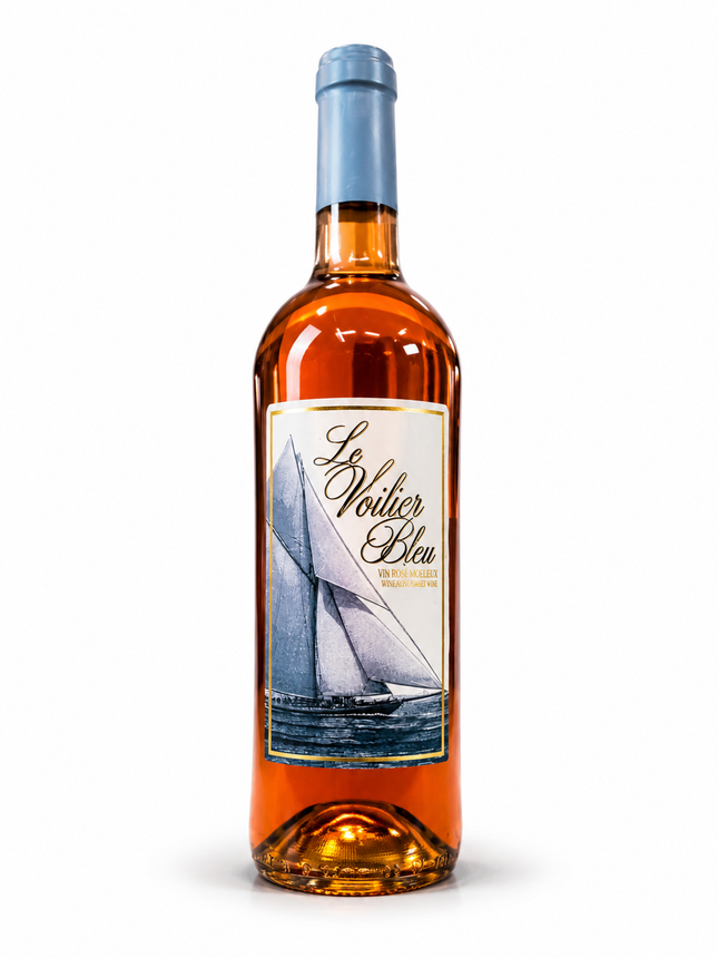 Le Voilier Bleu Rosé Moelleux - 1 à 1 800 F et Carton de 6 à 9 700 F