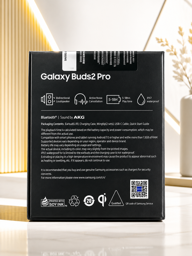 Samsung Galaxy Buds2 Pro - Écouteurs TWS Originaux ANC IPX7